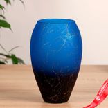 Маленькое фото 2: Ваза «Паутинка-3», малая, d-6,5 см, 16х10 см, 0,7 л