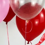 Маленькое фото 5: Композиция из 5 шаров с гелием, 30 см, вар. 23