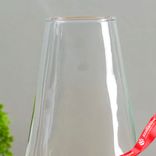 Маленькое фото 3: Ваза «Весна», 18/7, 18х9 см, d-4,5 см, 0,72 л, прозрачная