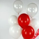 Маленькое фото 2: Композиция из 7 шаров с гелием, 30 см, вар. 25