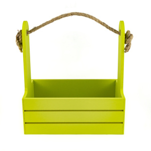 Корзина Дерево D 21 x 12 см H 23 см Фисташковый