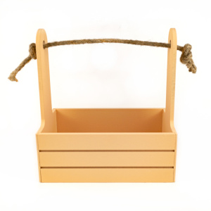 Корзина Дерево D 21 x 12 см H 23 см Персиковый