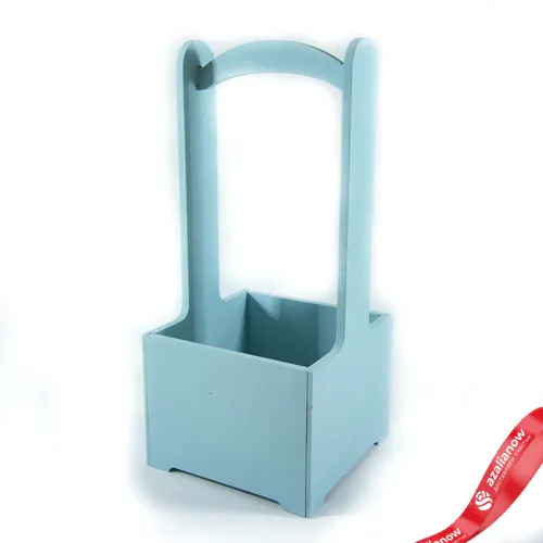 Корзина Дерево D 14 x 14 см H 30 см Серо-голубой