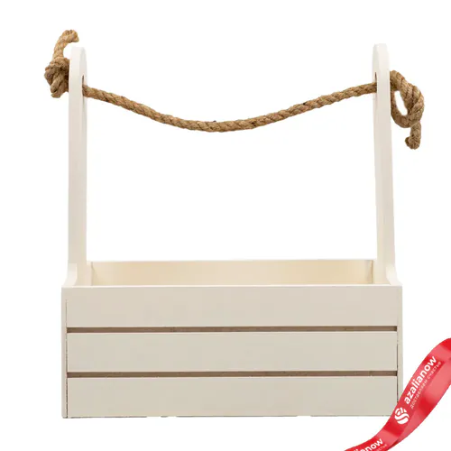 Корзина Дерево D 21 x 12 см H 23 см Бежевый