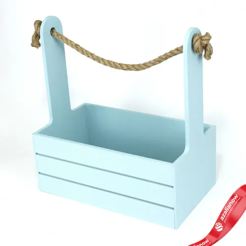 Корзина Дерево D 25 x 15 см H 30 см Серо-голубой