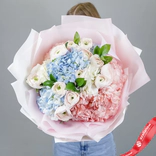 Маленькое фото 2: Акция! Огромный шикарный букет из ранункулюса и гортензий